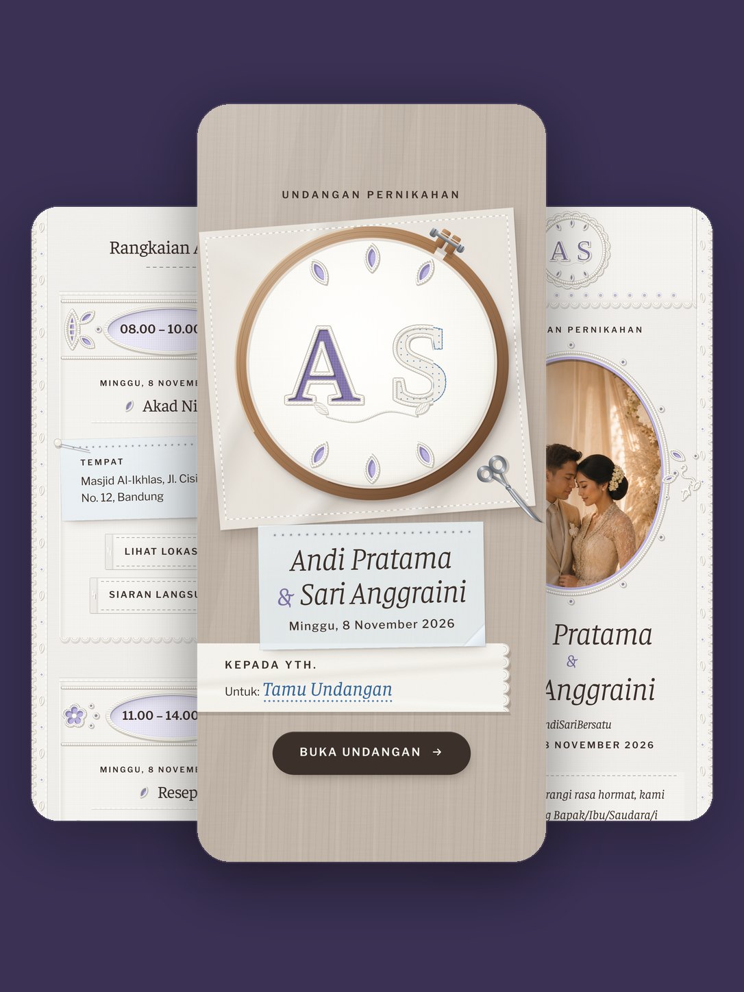 Pratinjau template Anggun