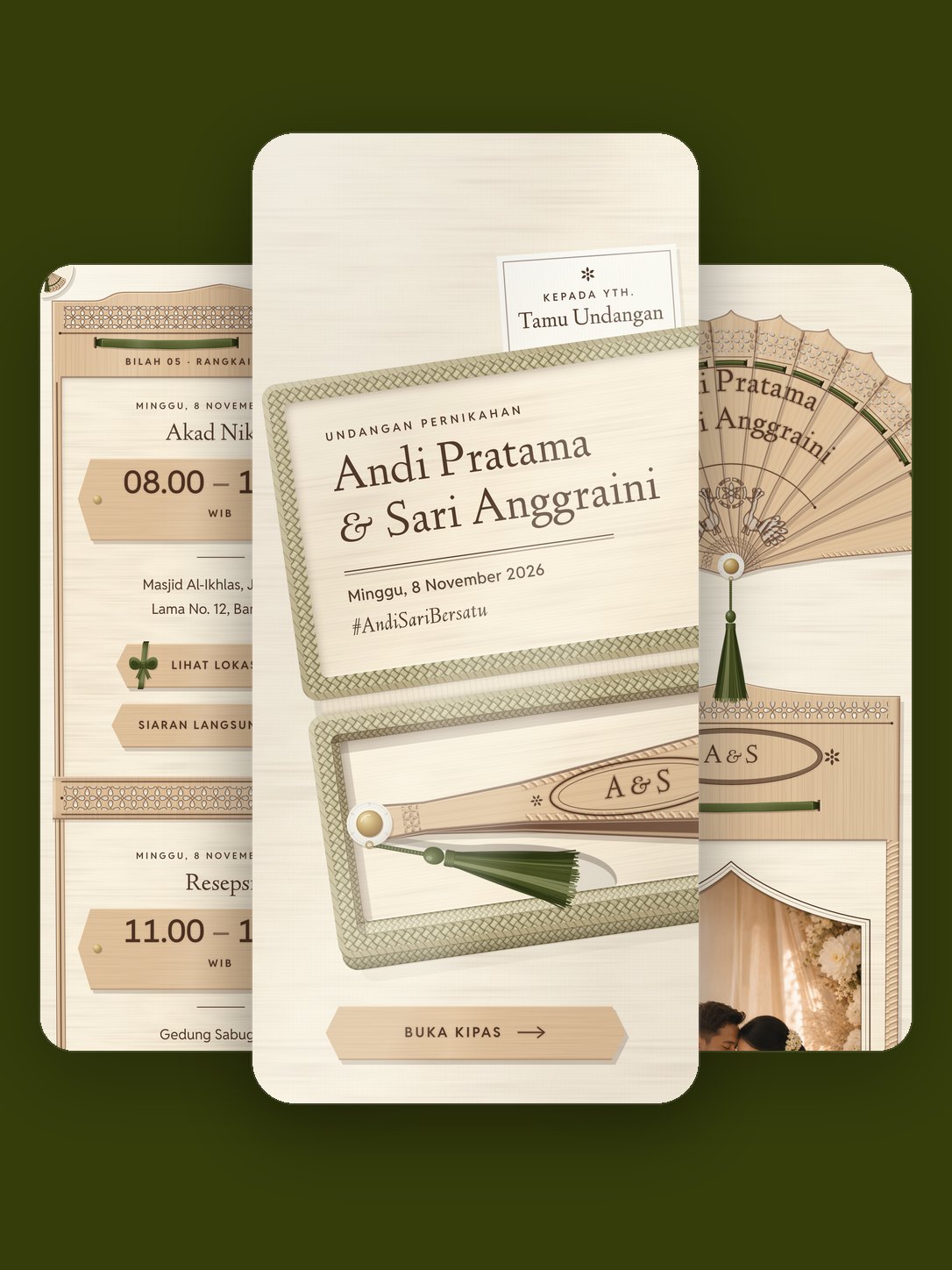 Pratinjau template Cendana