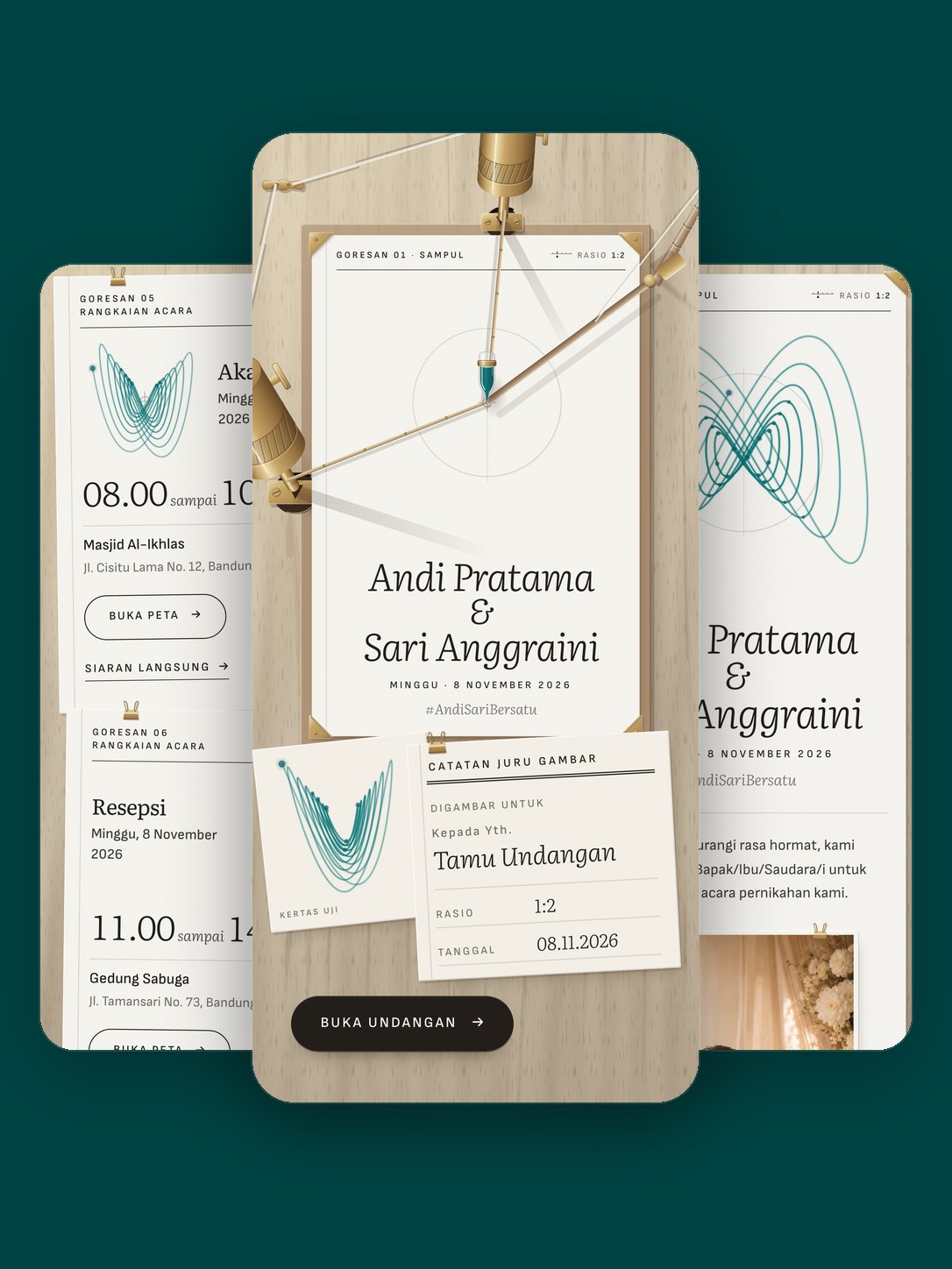 Pratinjau template Irama