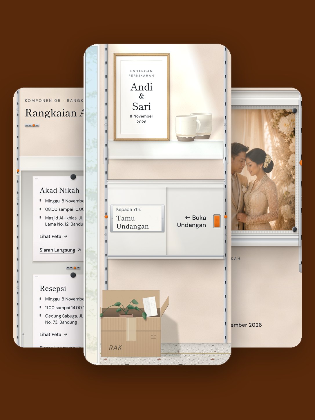 Preview template undangan Tata